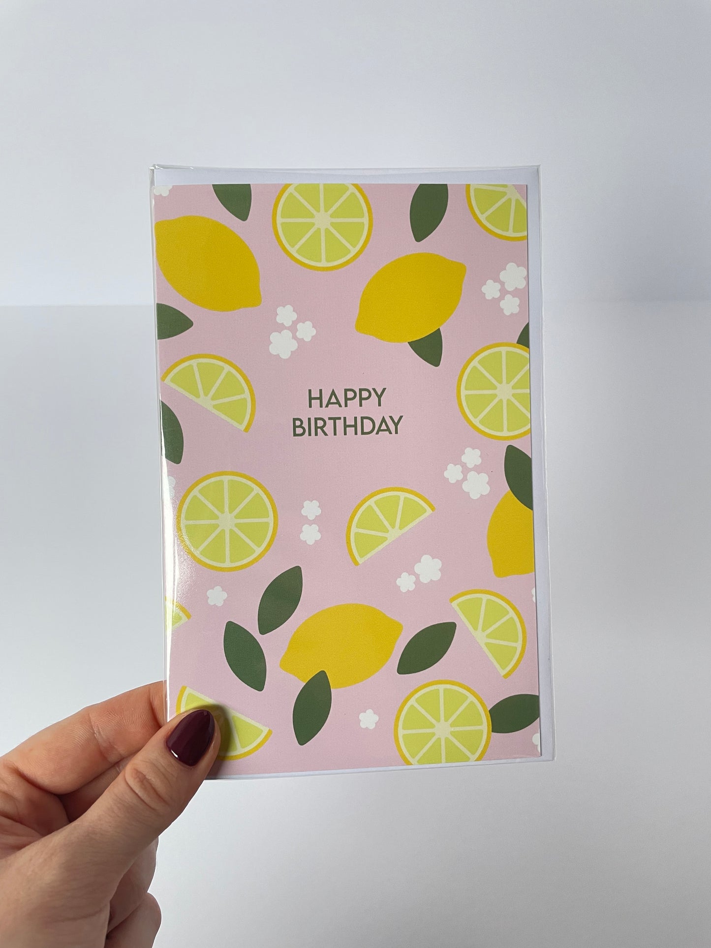 Card Lemon happy birthday