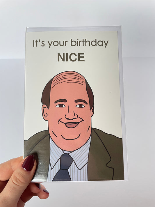 Card It's your birthday NICE